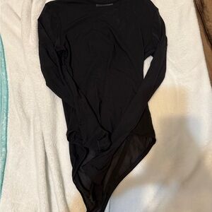 Black Long Sleeve Bodysuit